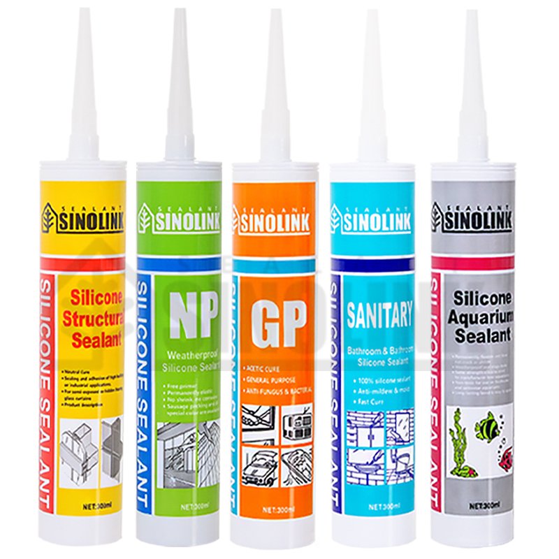 China Supplier Aircraft HVAC Duct Tile Adhesive Tube Scellant Impermable Transparent RTV Neutral Silicone Sealants