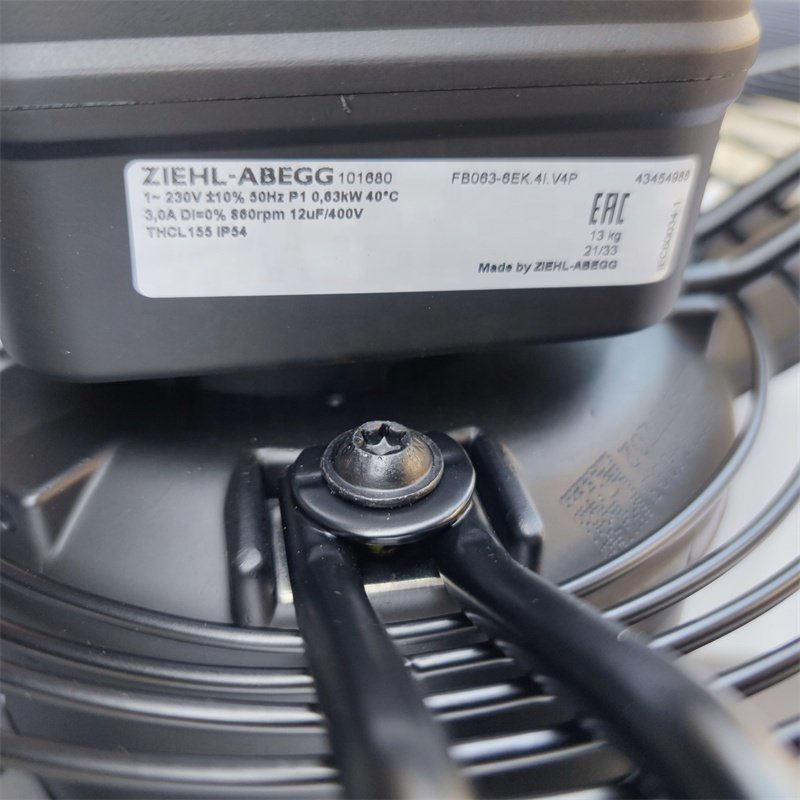 Ziehl-abegg FB063-6EK.4I.V4P FB063-6EA FB063-SDK 230V 630mm Condenser Air Conditioner Refrigeration Cold Room Axial Flow Fan