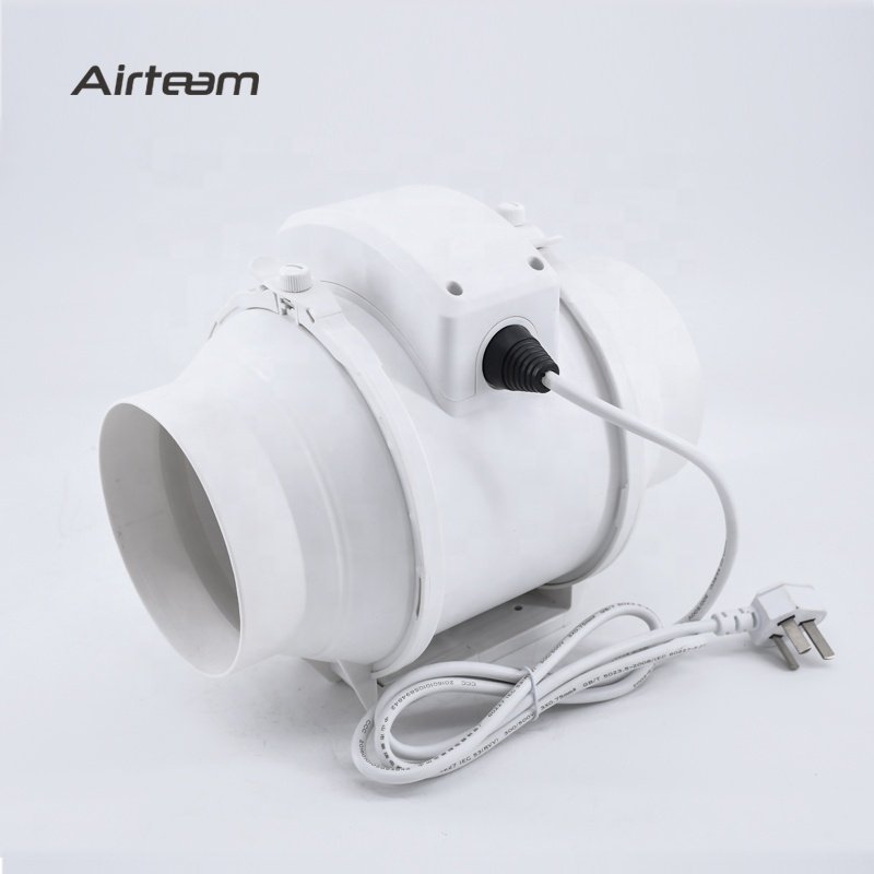 AC EC Silent Quiet 4 8 10 12 Inch Variable Speed Reversible Blower Inline Duct Fan