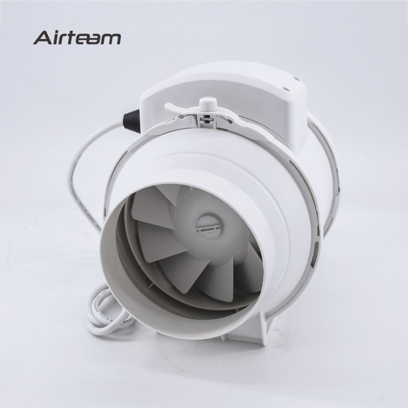 AC EC Silent Quiet 4 8 10 12 Inch Variable Speed Reversible Blower Inline Duct Fan