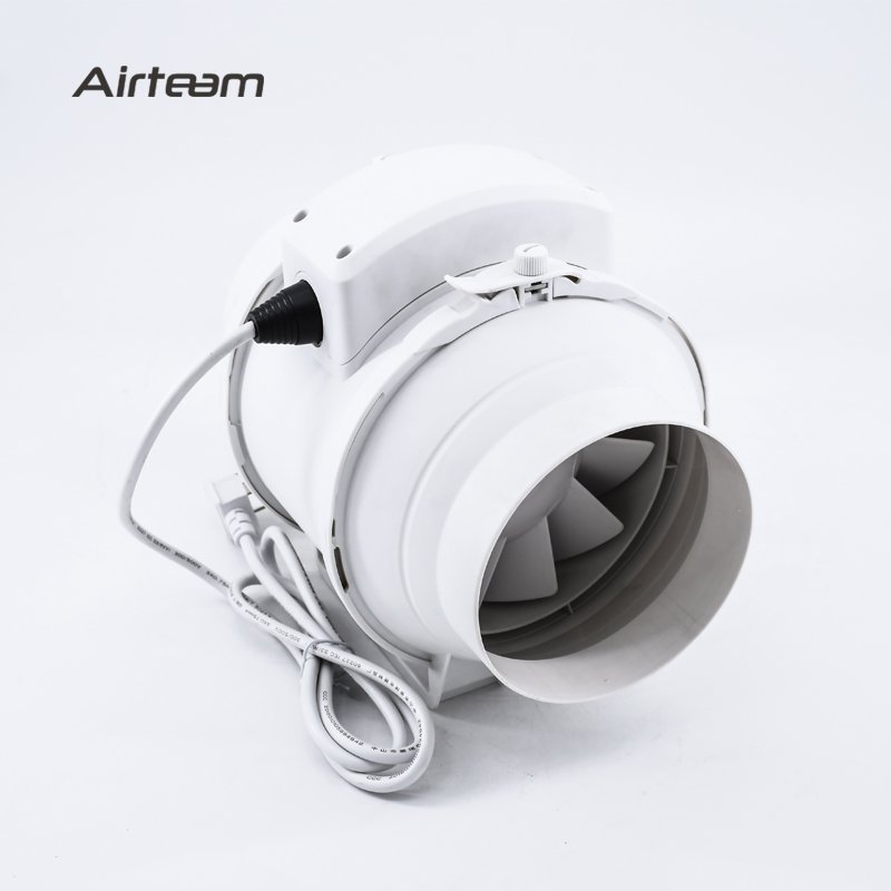 AC EC Silent Quiet 4 8 10 12 Inch Variable Speed Reversible Blower Inline Duct Fan