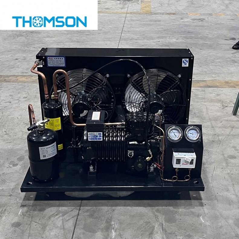REFTECH Refrigeration R22, R404a 3HP-50HP Medium and High Temperature Air Cooled Compressor Condensing Unit