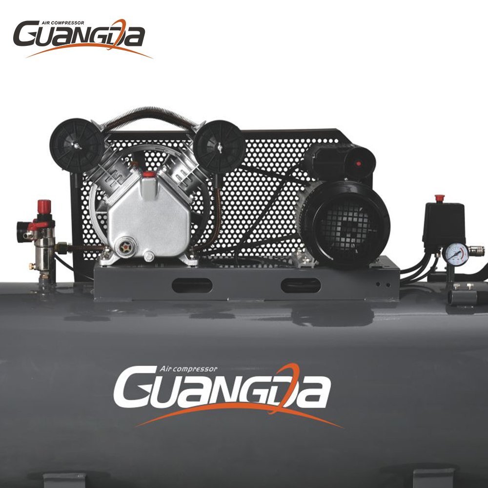 2 hp 1.5kw 8 bar High Pressure Dual Cylinder Belt Drive air Compressor