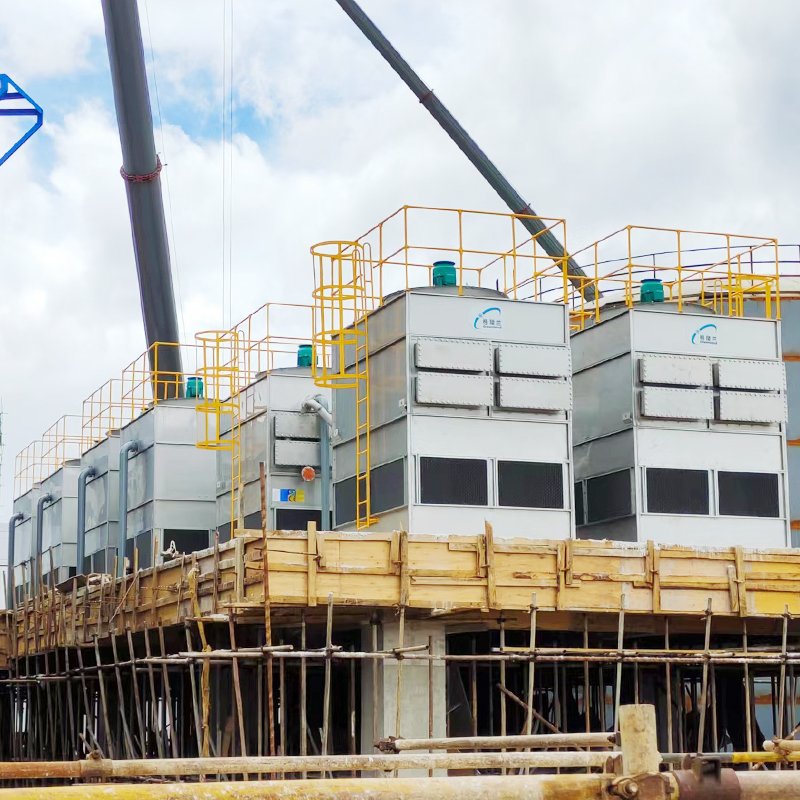 Steam Evaporation Condenser Acetic Acid Closed Water air Cooling Tower Cracking Furnace 400 Ton Water Tower