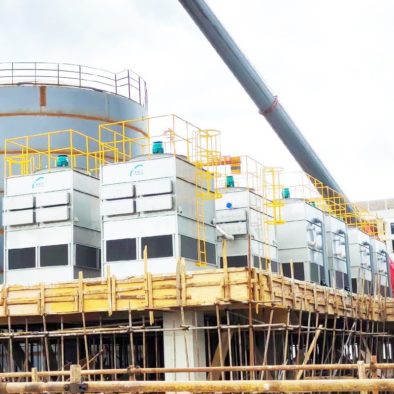 Steam Evaporation Condenser Acetic Acid Closed Water air Cooling Tower Cracking Furnace 400 Ton Water Tower