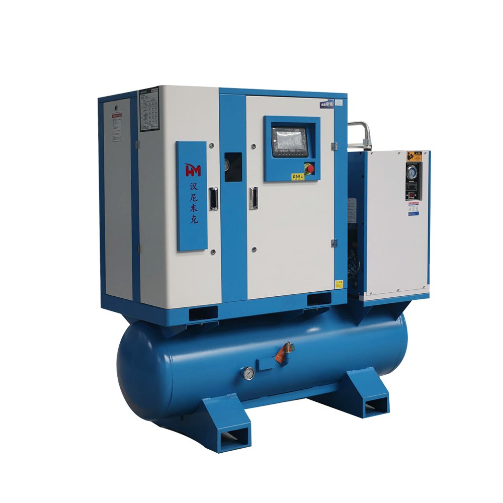 Portable Screw Air Compressor Easy to Move High Efficiency Customized Acceptable Air Compressor