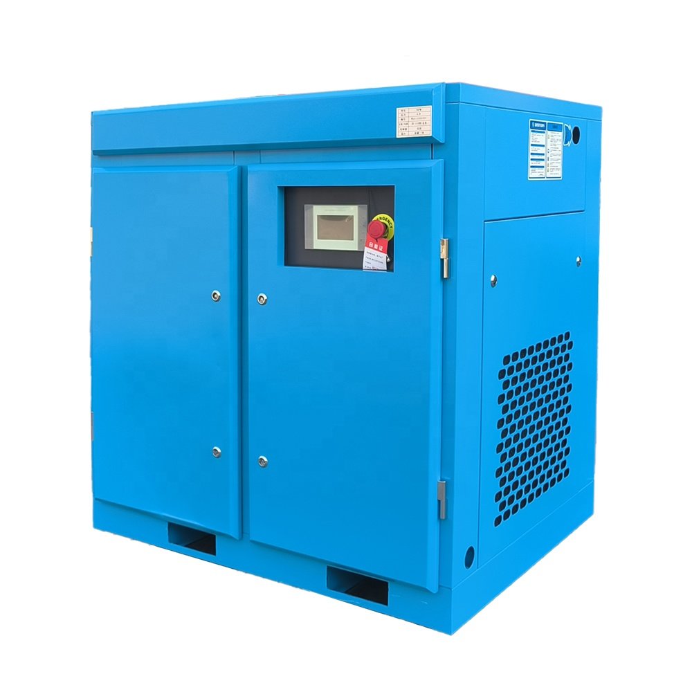 Industrial Energy Saving Variable Speed Screw Air Compressors 7.5KW to 37KW Range 22KW with 380V Motor for Gas Source