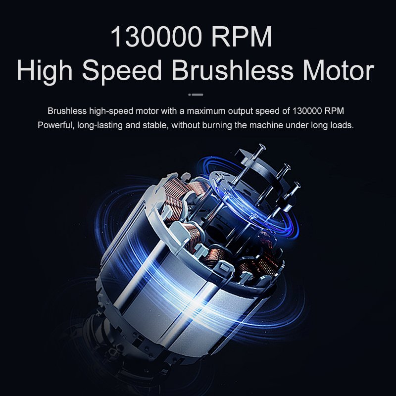 Rechargeable Handheld Fan AIR BLOWER FAN 130,000 RPM Powerful Blower with High-Speed Duct Fan
