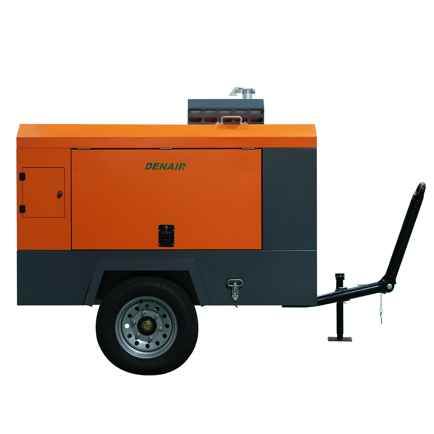 AC Power 60 kw Diesel Mobile Screw Air Compressor for Construction Manufacturing