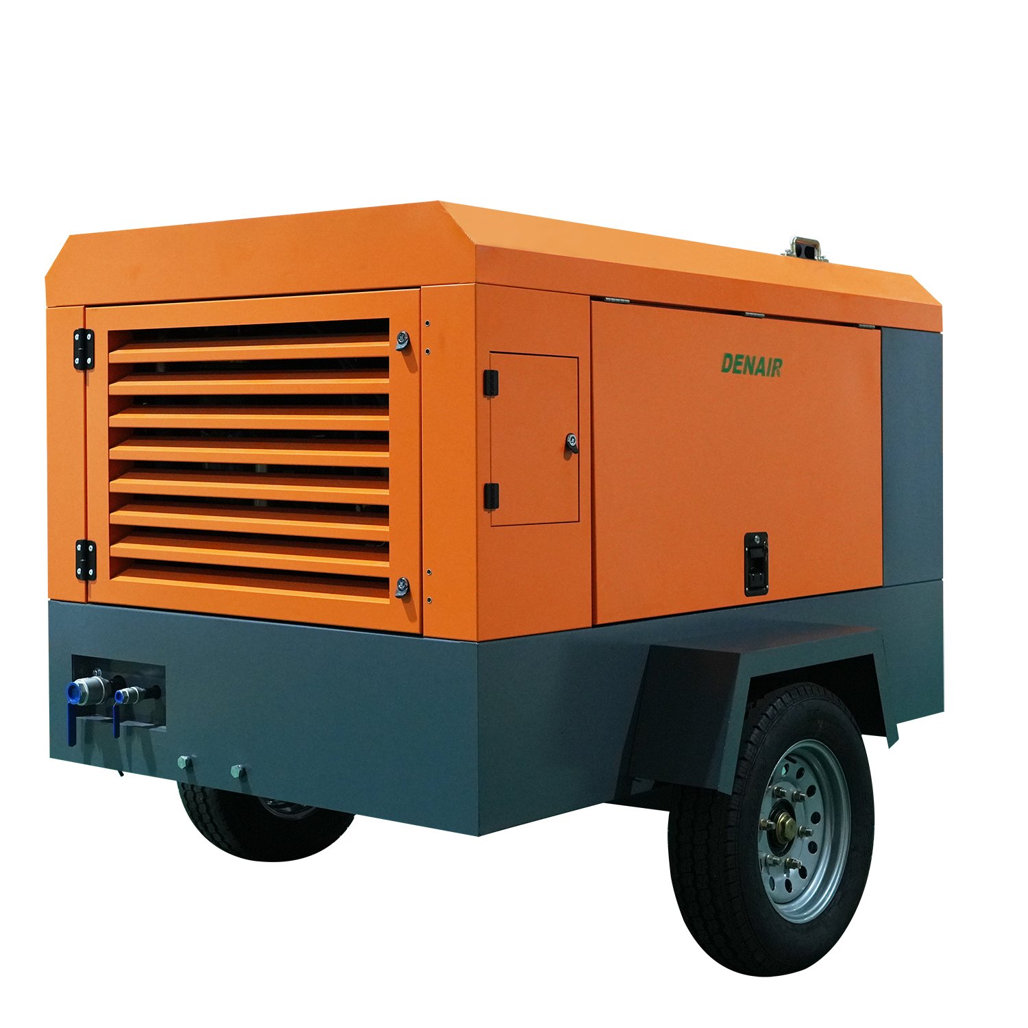 AC Power 60 kw Diesel Mobile Screw Air Compressor for Construction Manufacturing