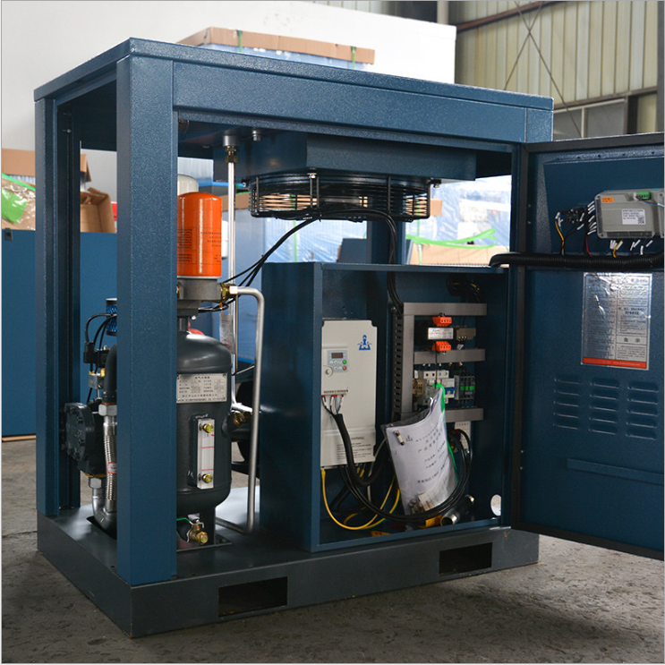 Energy Saving Permanent Magnet Frequency Conversion General Equipment Electric Motor Powered Screw air Compressor
