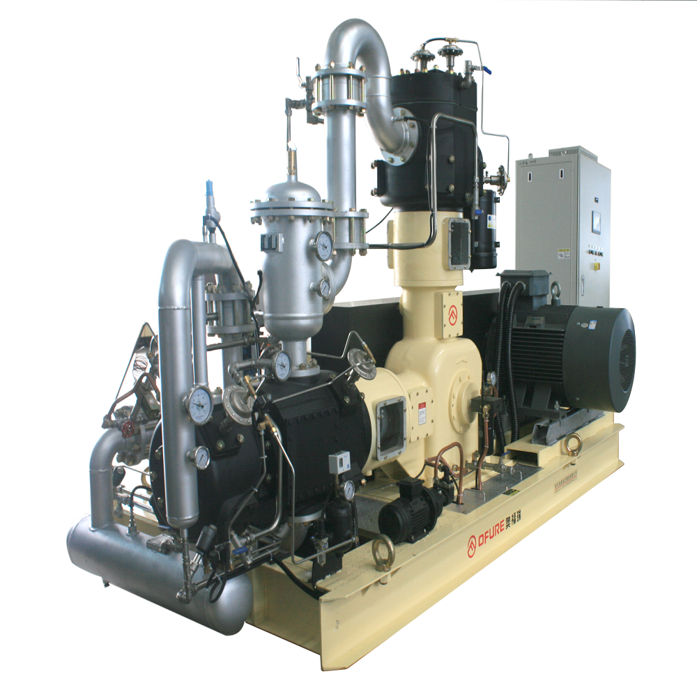 40 bar 185kw Piston Oil Free High Pressure Air Compressor Industrial