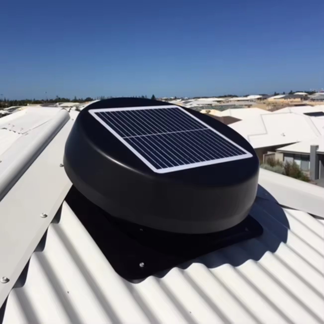 Container Home Attic Solar Panel Powered Industrial Air Roof Exhaust Fan Outdoor Ventilation DC Solar Extrac Air Vent Fan