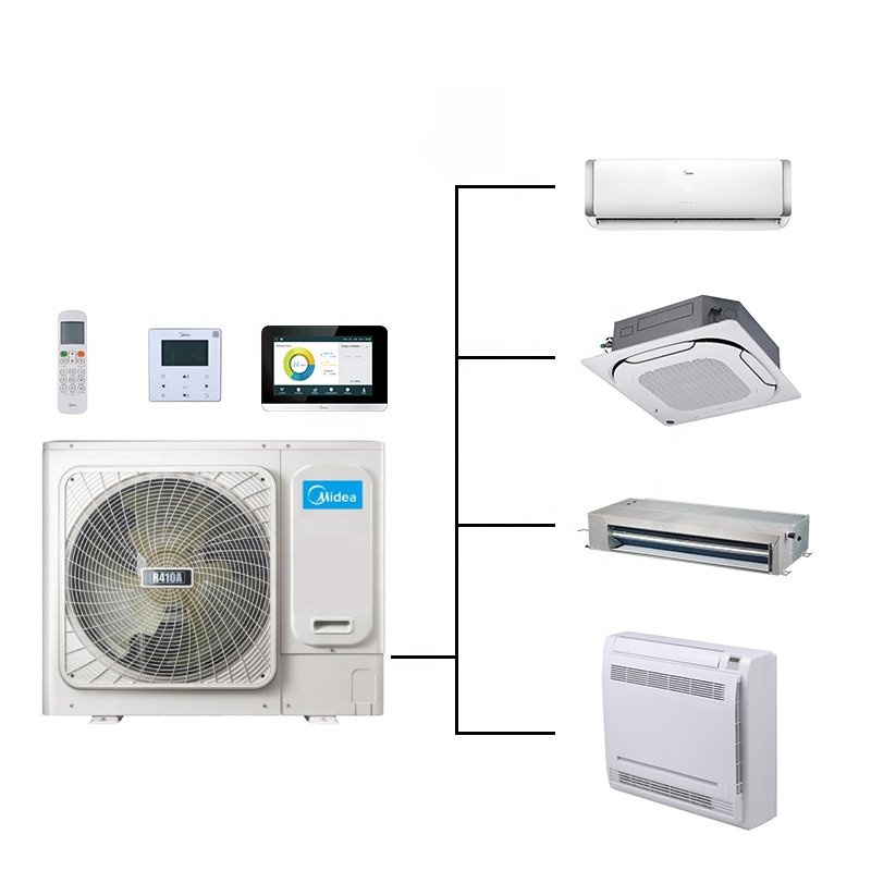High Seer 2.5Ton 5Ton Carrier Water Fan Coil Unit Cassette Type Ceiling Mounted Air Conditioner Manufacturer