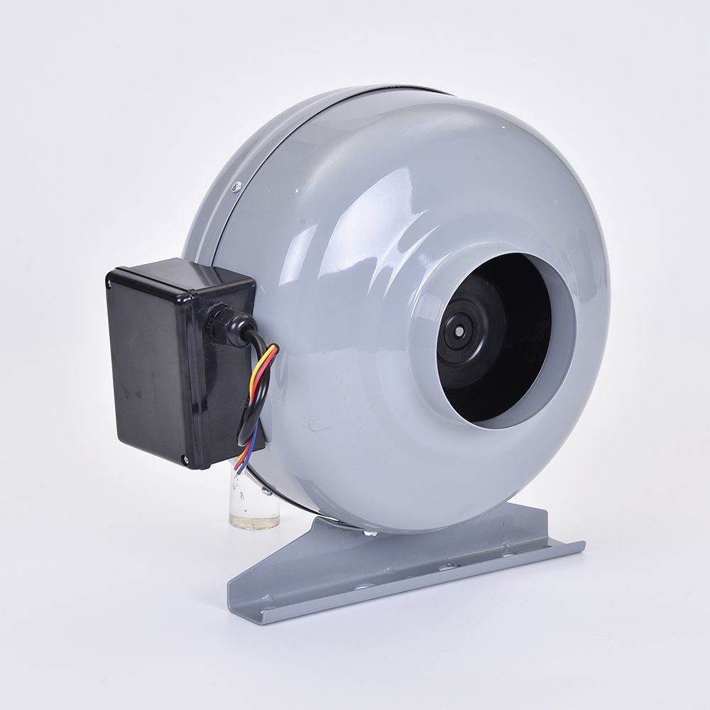 EC 200mm 230V 120W Brushless Circular Inline Duct Fan Exhaust Induction Centrifugal Fans Blower for air Purifier