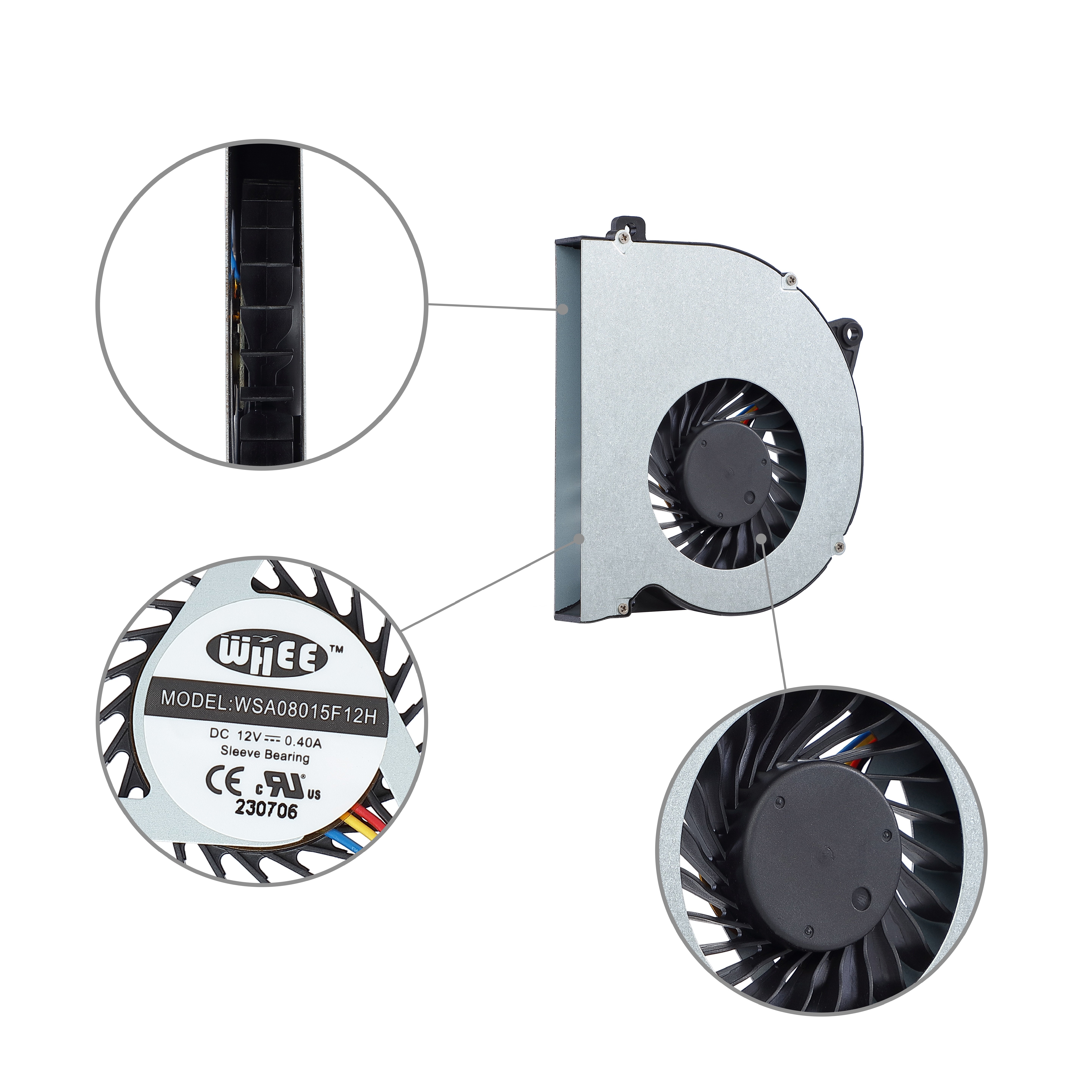 OEM ODM Water Proof Brushless Fan 8015 80mm 12v 24v DC Cooling Mini air Blower Fan