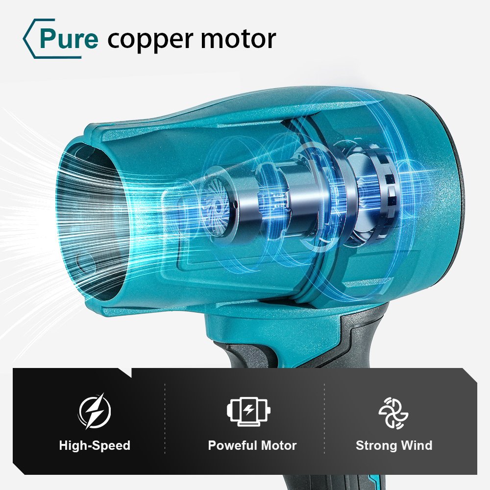1000W 80 M/S Portable Handheld Compressed Air Duster Industrial DIY Electric Small Blower Jet Fan for Cleaning