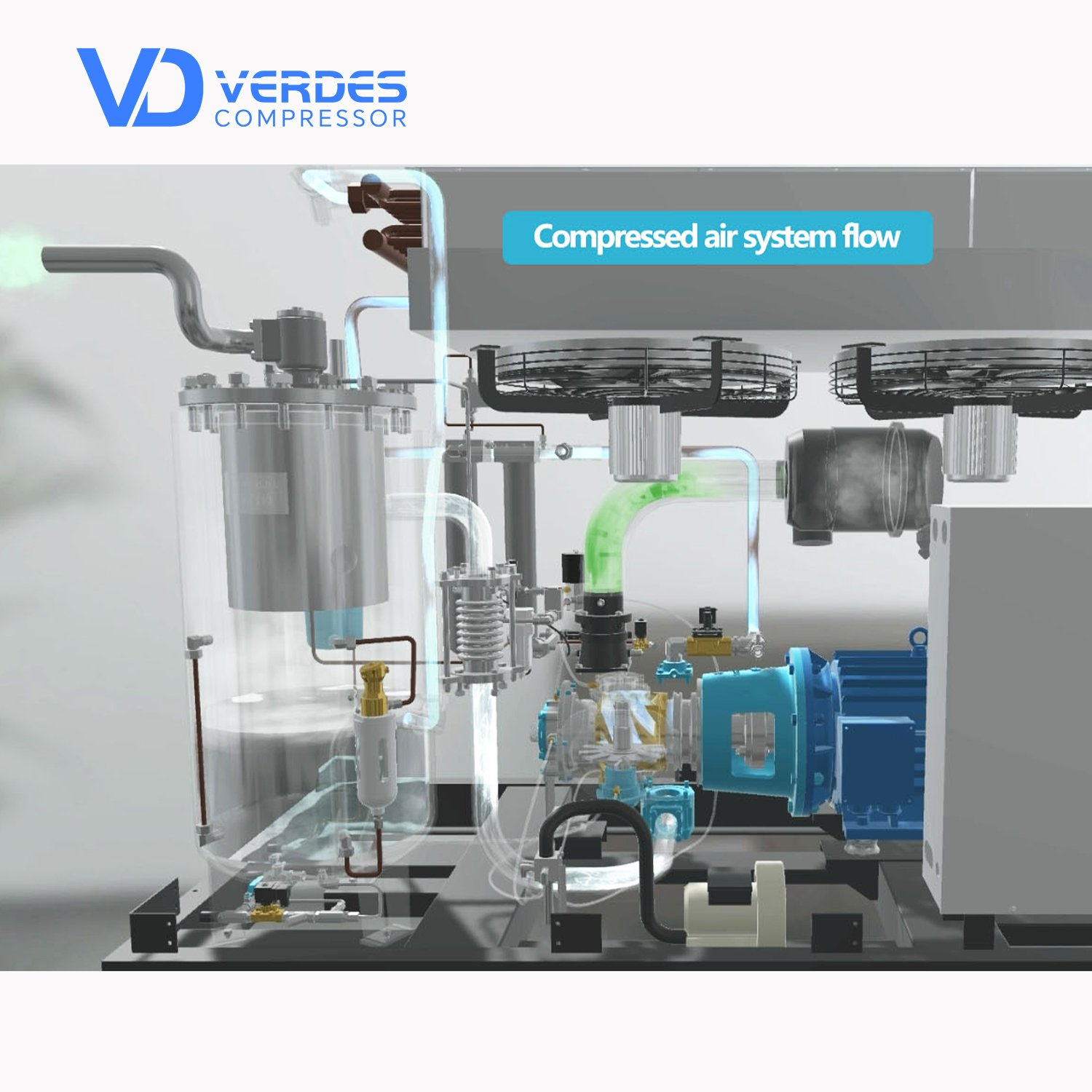 Factory Wholesales Direct Sales Silent 10bar 45kw Oil Free Screw air Compressor Prices Industrial Compressors
