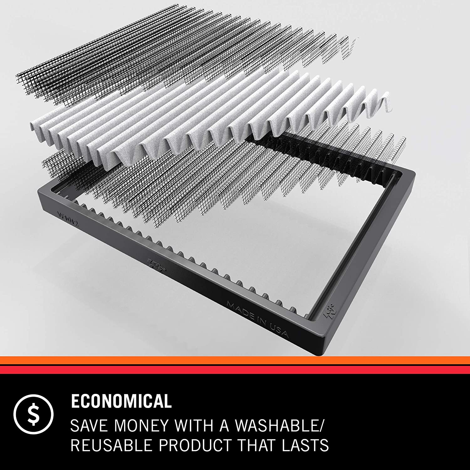 BEST Cabin air Filter Washable Cabin air Filter Replacement Is Specially Designed for RAM (1500, 2500, 3500) Model VF2065