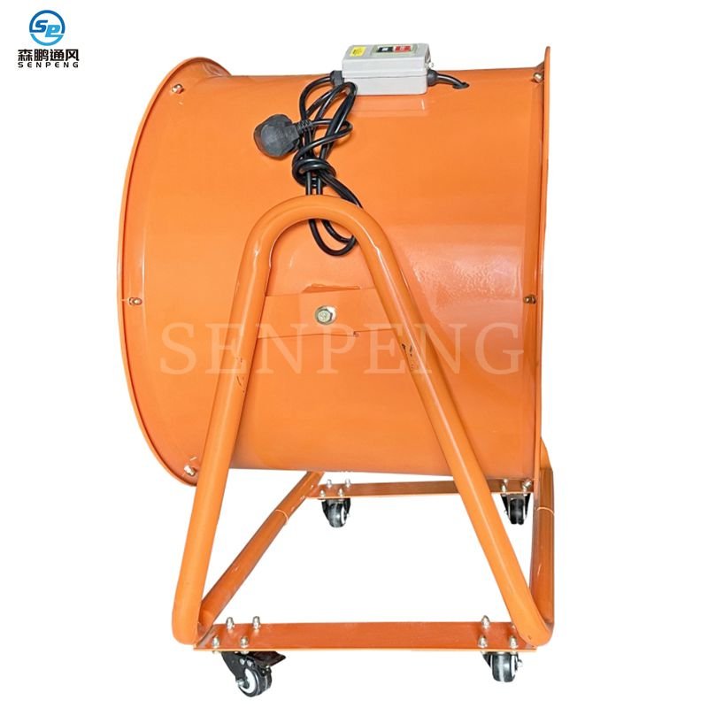 24" 600mm 220V Industrial Movable Ventilation Fan Axial Flow Air Blower Fan