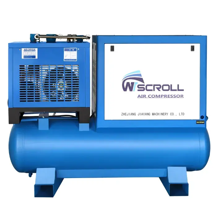 Hot Selling 10 hp 7.5kw Portable Silence Electric Scroll air Compressor for Laser Cutting Machine