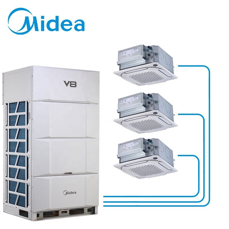 Midea Aircon V8 SuperSense 33.5KW High Eer Commercial Dc Inverter Vrf air Conditioner Cooling Heating Central air Conditioning