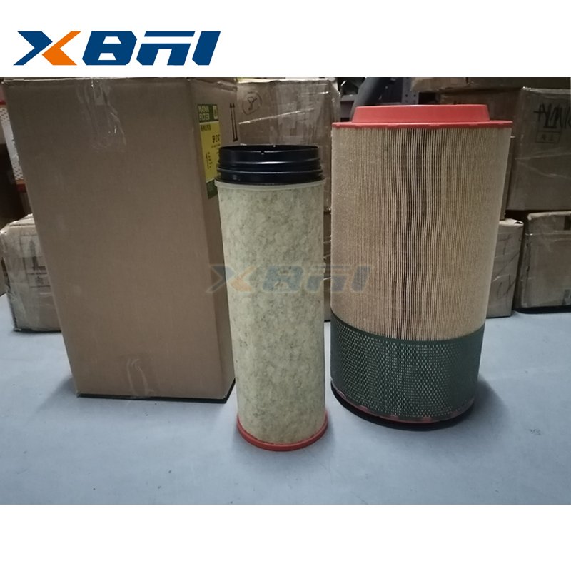 Original Safety Filter for Sinotruk HOWO TX7 SITRAK C7h Euro 5 MAN Engine Air Filter Inner Filter 710W08405-0021 710W08405-0017