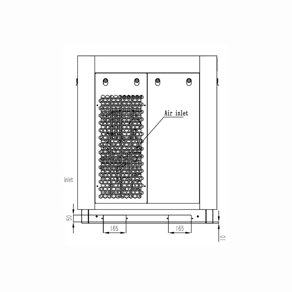 UNITED 0.7Mpa 18.5KW Single-stage VPM Screw Air Compressor Air Cooled 380V/50Hz Inverter Compressor High-performance