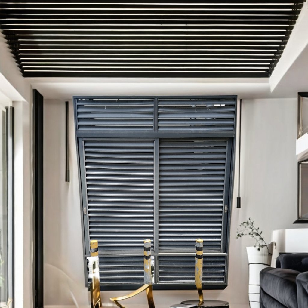 Modern Design Louvre Louver Privacy Fence Hotel Apartment Sustainable Decorative Screen Air Conditioner Wholesale