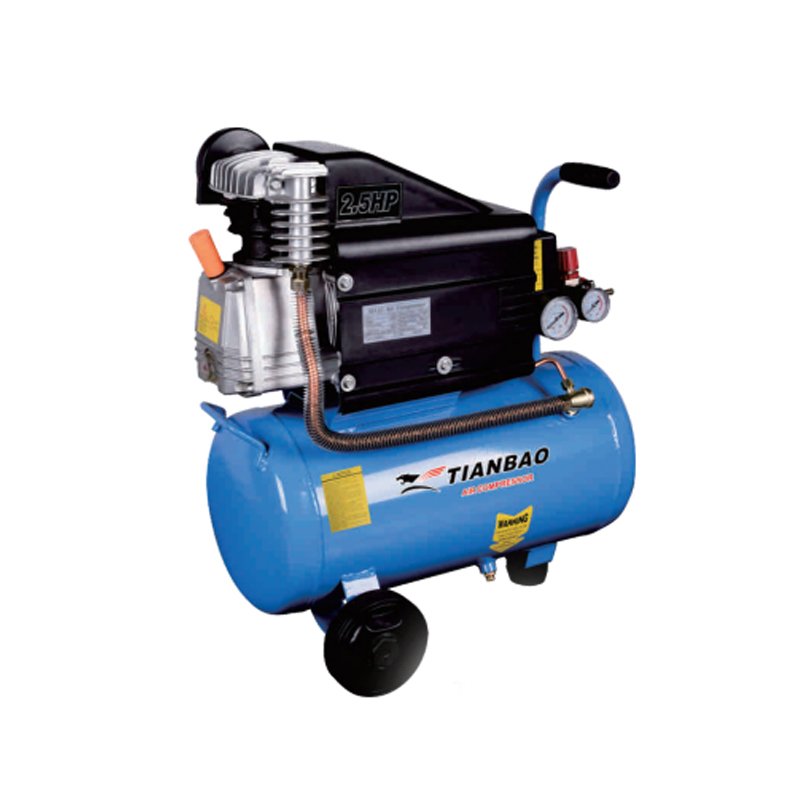 TB-2550B 2.5HP/1.8KW 47*1MM 2800r/min 185L/min 50L Small Mini Direct Driven Air Compressor for Home Use