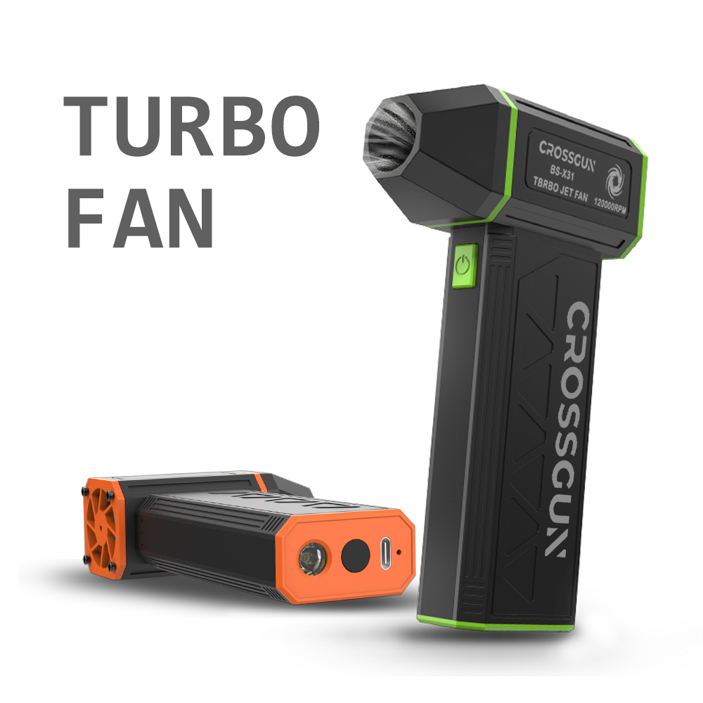 CROSSGUN Turbo Jet Fan 130000RPM Portable Air Blower Mini Jet Fan