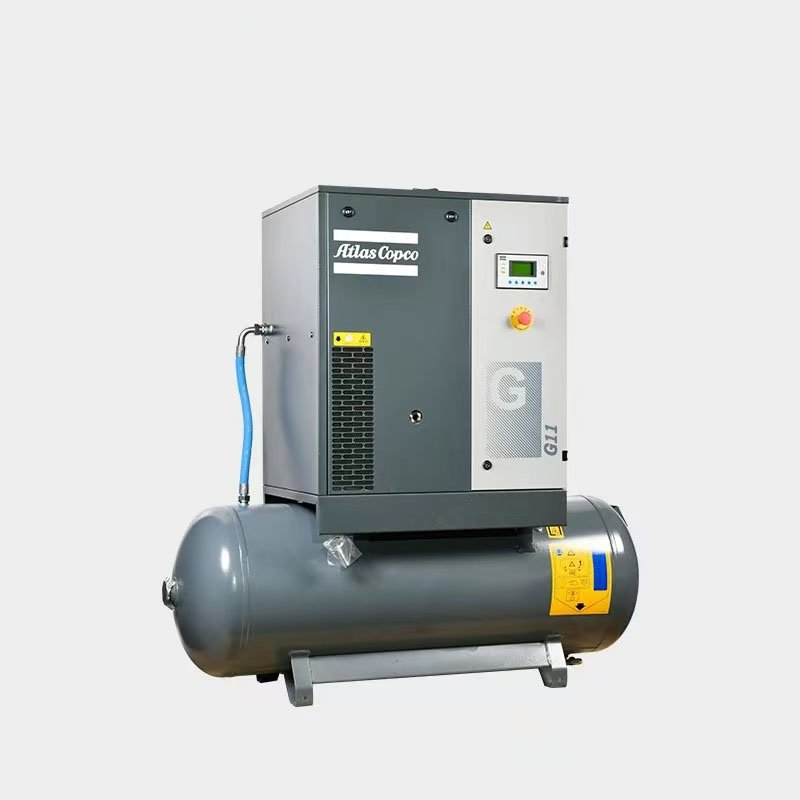 Atlas Copco Dedicated Small Laser Cutting Machine Air Compressor Convenient Screw Compressor With Built-in Dryer Gas Powered