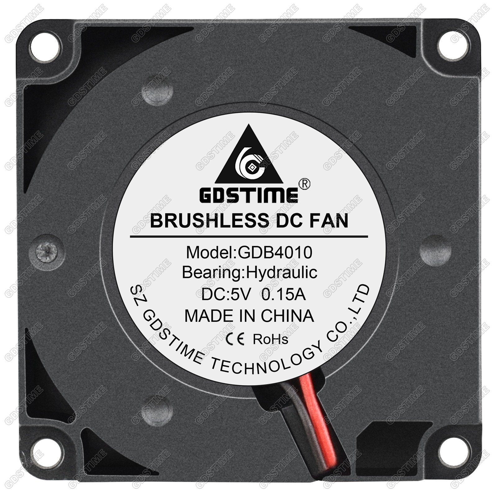 Gdstime Factory GDB4010 40x40x10mm 4010 40mm DC 12V Mini Small Radial Blower Fan for 3D Printer Cooling