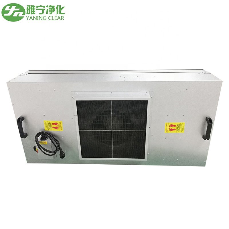 YANING Laminar Air Flow Hood FFU Controller 2x4 4x2 Ceiling HEPA Fan Filter Unit With ULPA H14 HEPA and Pre Filter