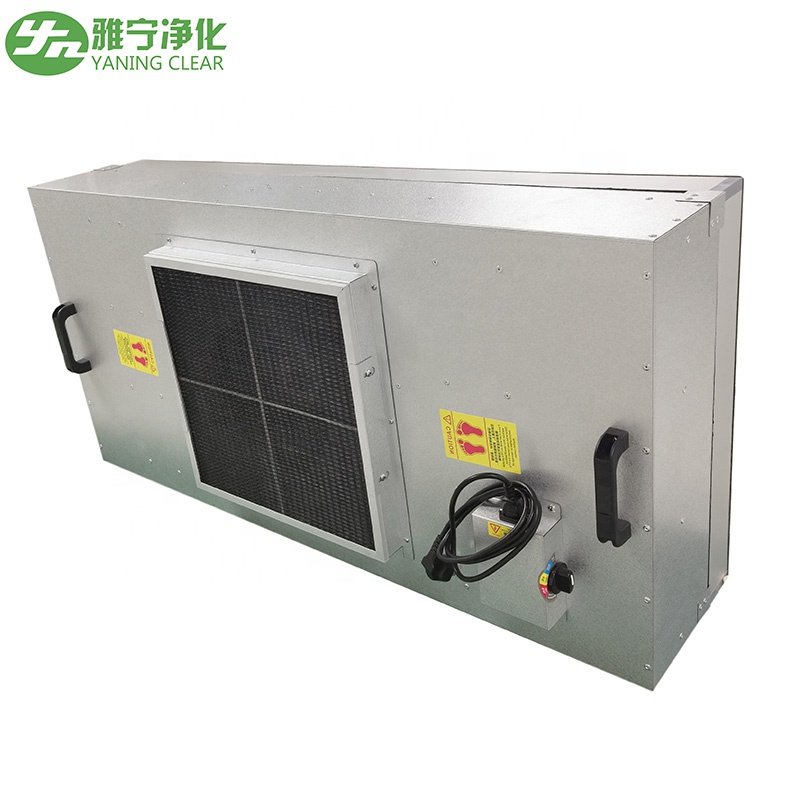 YANING Laminar Air Flow Hood FFU Controller 2x4 4x2 Ceiling HEPA Fan Filter Unit With ULPA H14 HEPA and Pre Filter