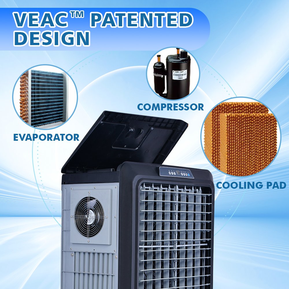 Modern Personal air Cooler 3 in 1 air Conditioner Water Warehouse Cooling Pad Condensed Room air Cooler With Cooling Compressor