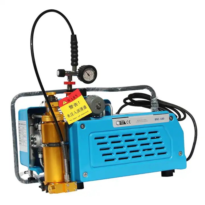 100L/Min Gasoline High Pressure Dive Tank Air Compressor for Diving Scuba