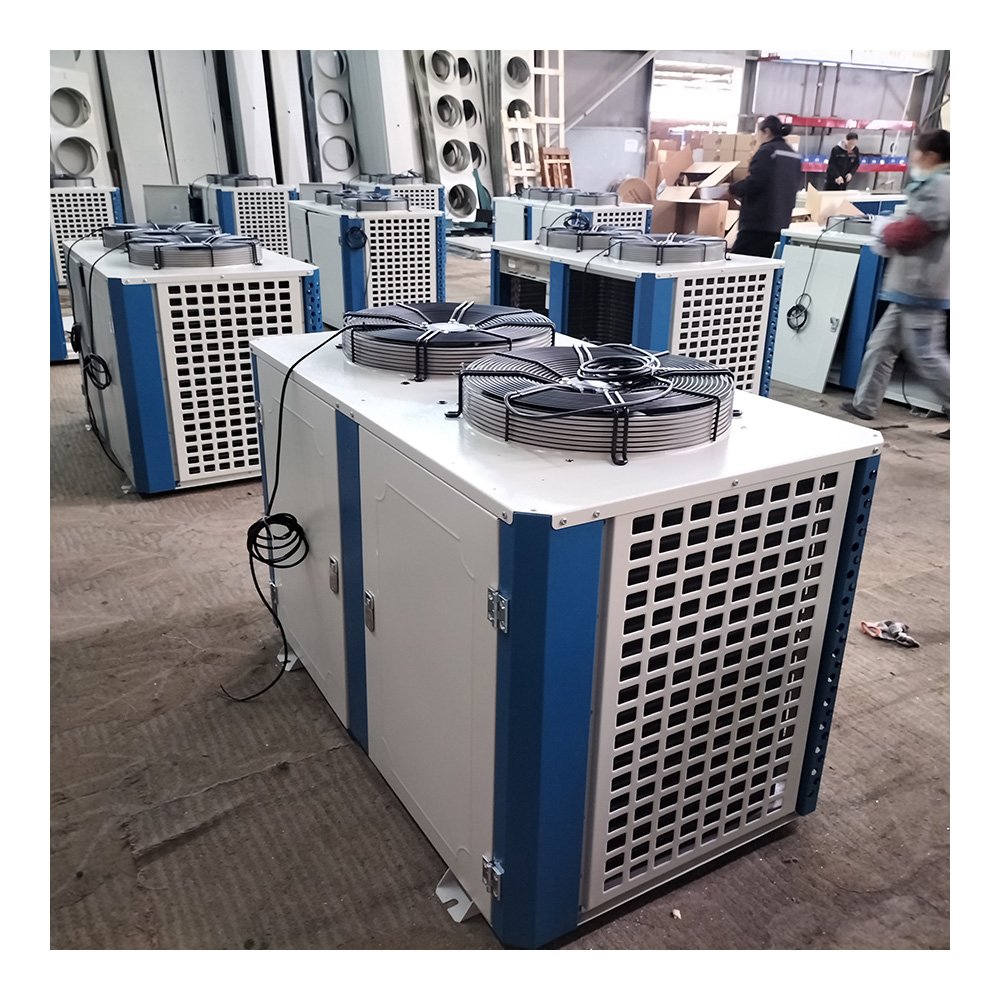 U-type Refrigeration air Cooled Condenser R404a Condensing Unit for Cold Room Storage Fnu Refrigeration Unit U-type