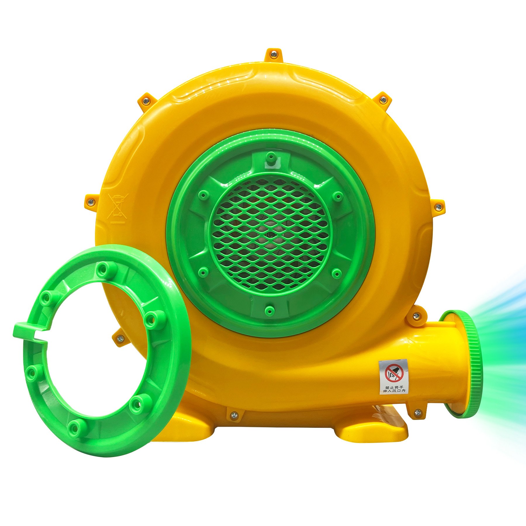 Blower Manufacturer 550W High Quality Low Noise Portable Inflatable Rainbow House Blower Inflator Funs Blower for Inflatables