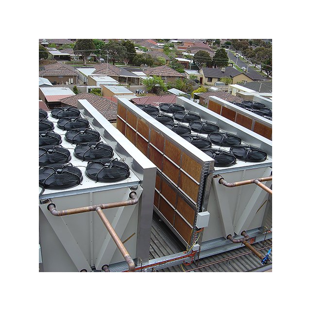 Professional Manufacture Mini Air-cooled in Korea Cooling System Refrigeration Gas Cooler Dry Cooler Air Cooled Condenser