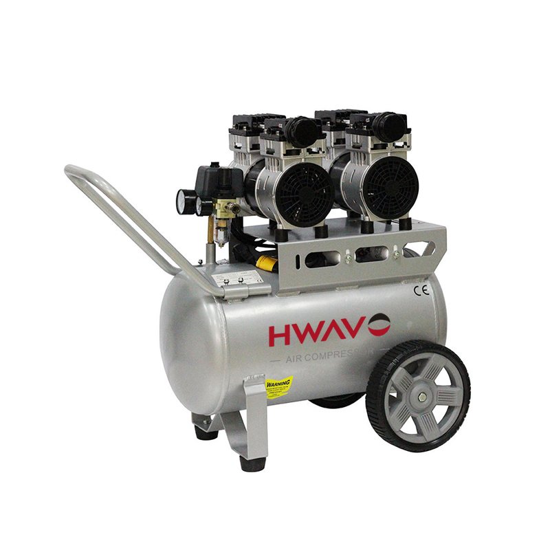 Wholesale Cheap Silent 50L 1.5 KW 240V 8 bar Portable Piston Oil Free air Compressor