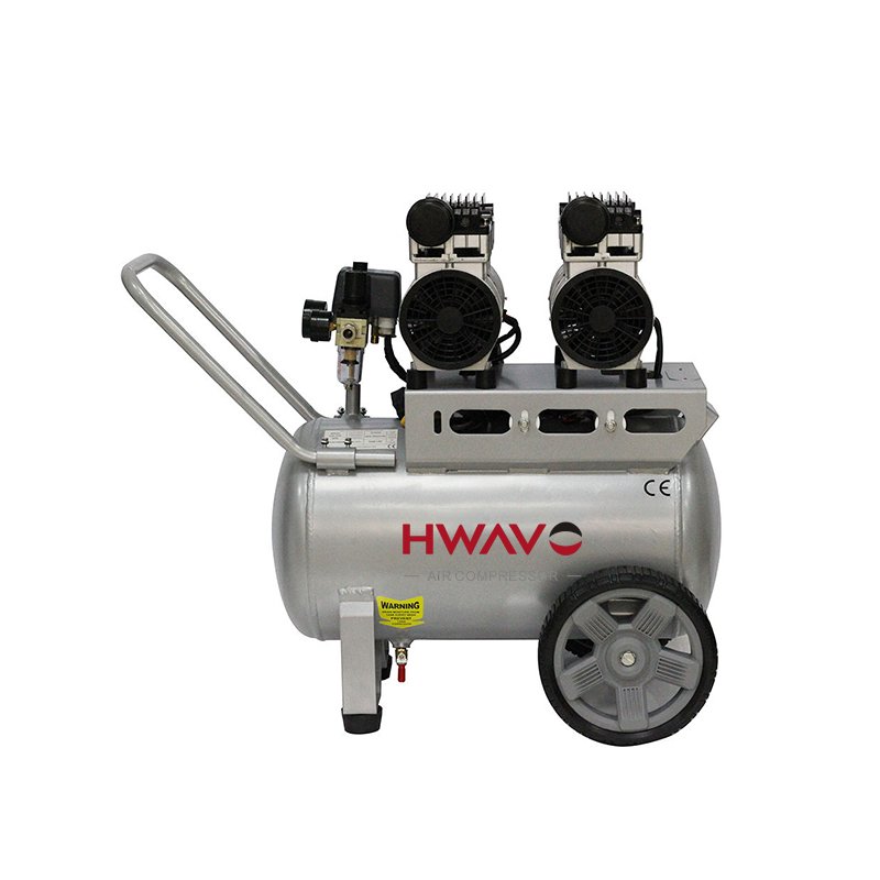 Wholesale Cheap Silent 50L 1.5 KW 240V 8 bar Portable Piston Oil Free air Compressor