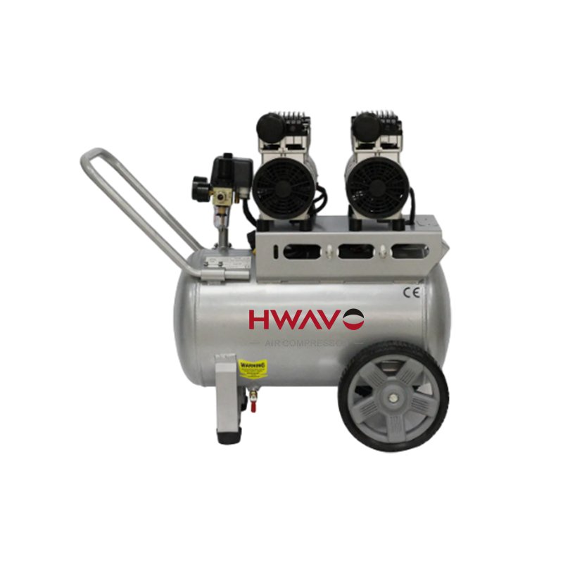 Wholesale Cheap Silent 50L 1.5 KW 240V 8 bar Portable Piston Oil Free air Compressor