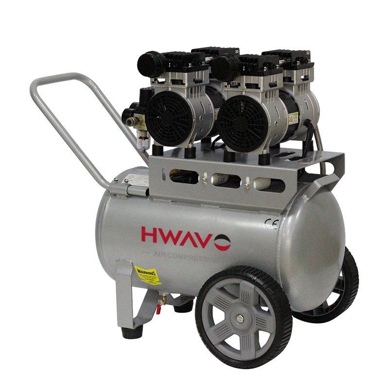 Wholesale Cheap Silent 50L 1.5 KW 240V 8 bar Portable Piston Oil Free air Compressor