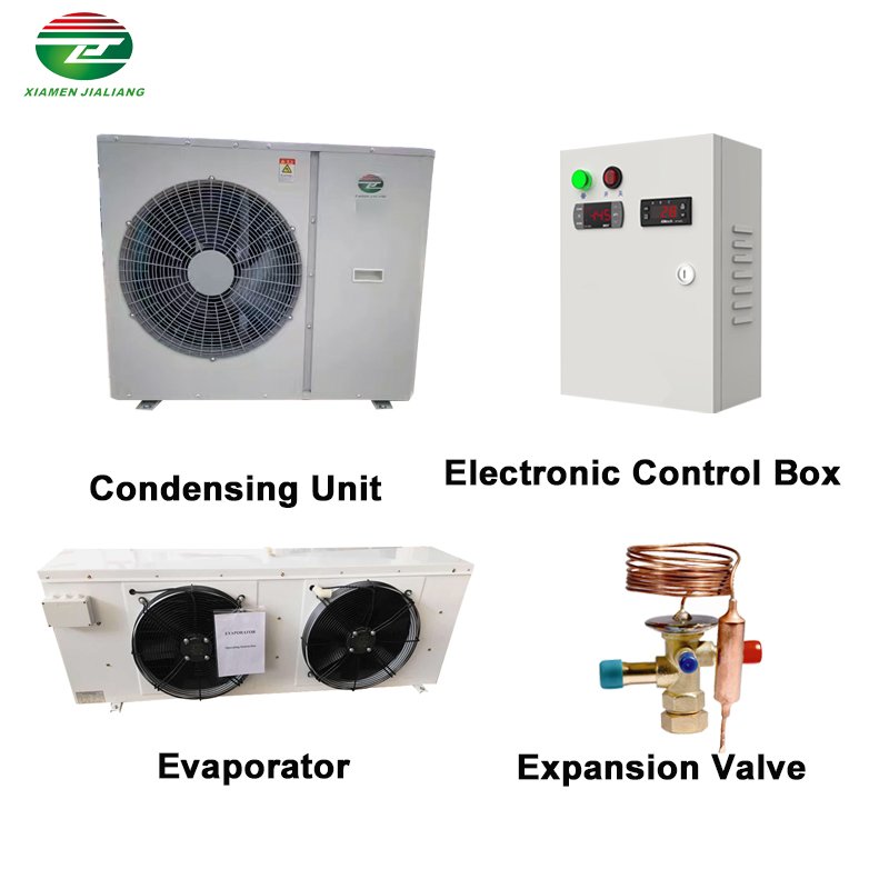 R404a 2 Hp 5 Hp Walk in Cooler ZB Scroll Compressor Condensing Unit for Sale