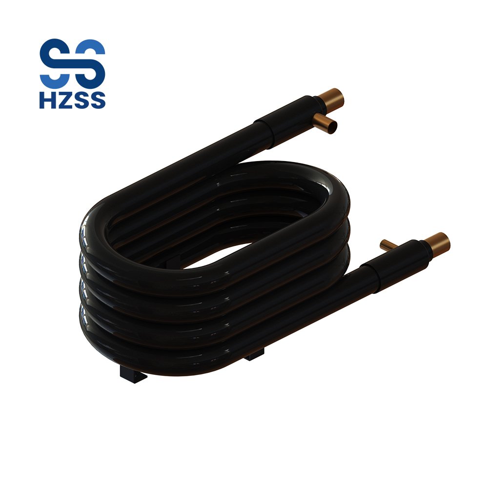 HZSS 2024 Hot Sell Coaxial Heat Exchanger Heat Pump Condenser High Efficiency Spiral Heat Exchanger Tube