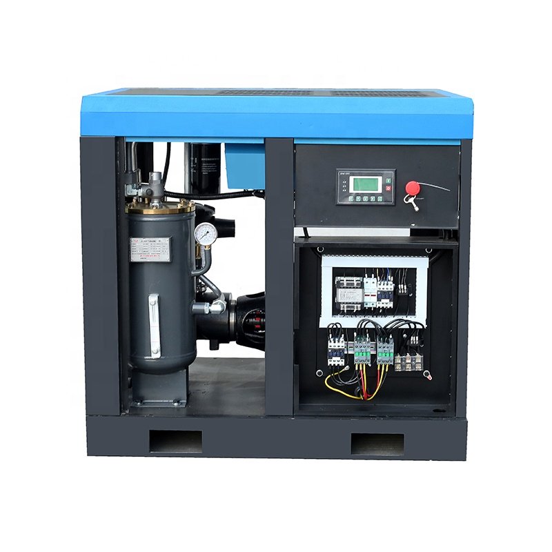 Cheap 7.5 Kw Rotary Screw Compressor 10 Hp Electric Air Cooling Industrial Screw Air Compressor