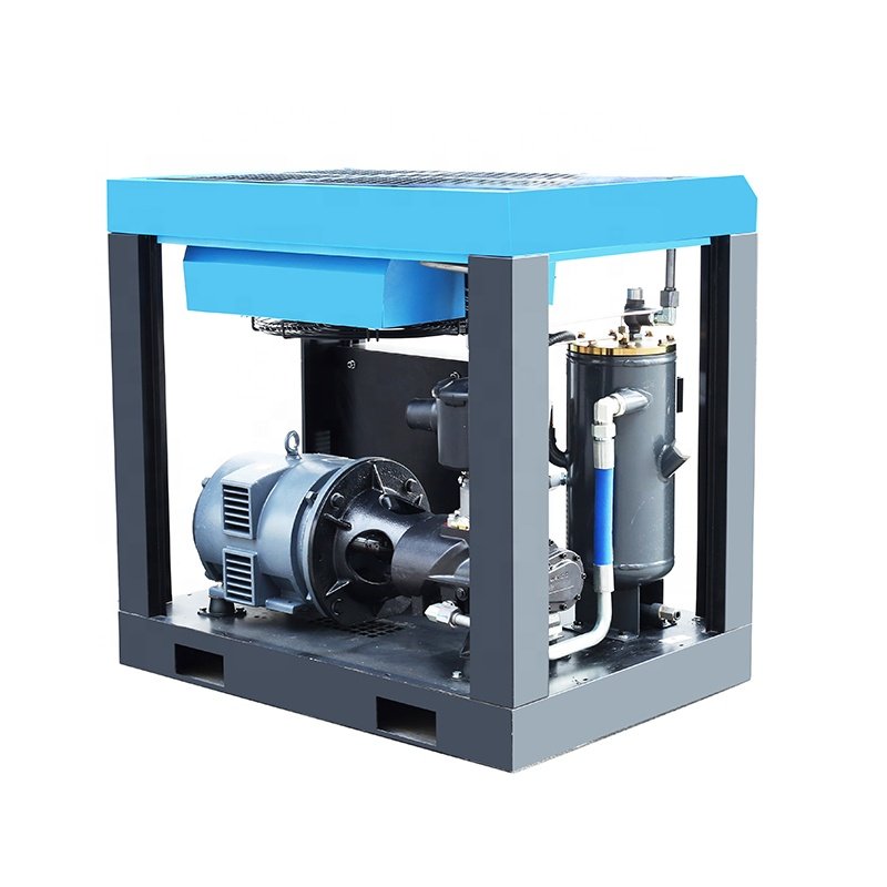 Cheap 7.5 Kw Rotary Screw Compressor 10 Hp Electric Air Cooling Industrial Screw Air Compressor