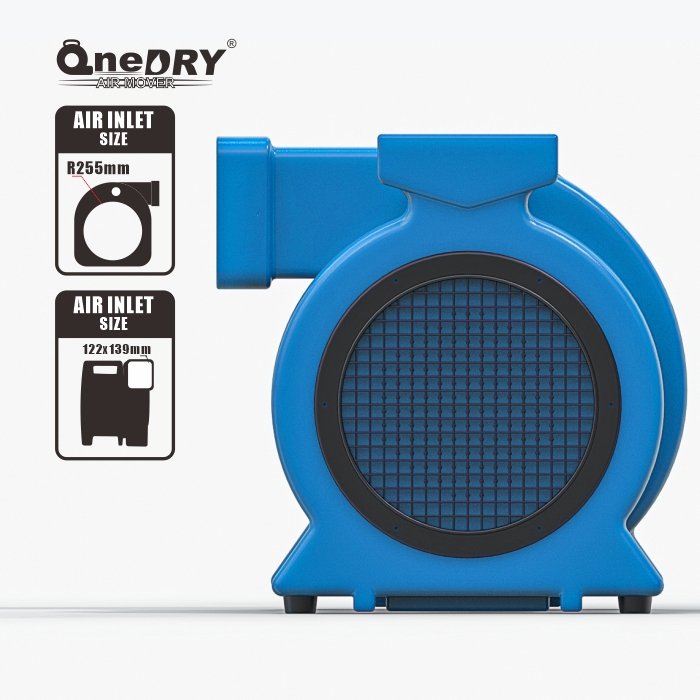 OneDry 1.0HP CE SAA ETL Inflatable Fan Blower with Powerful air Volume CFM and High air Pressure for Inflatable Toy or Advertise