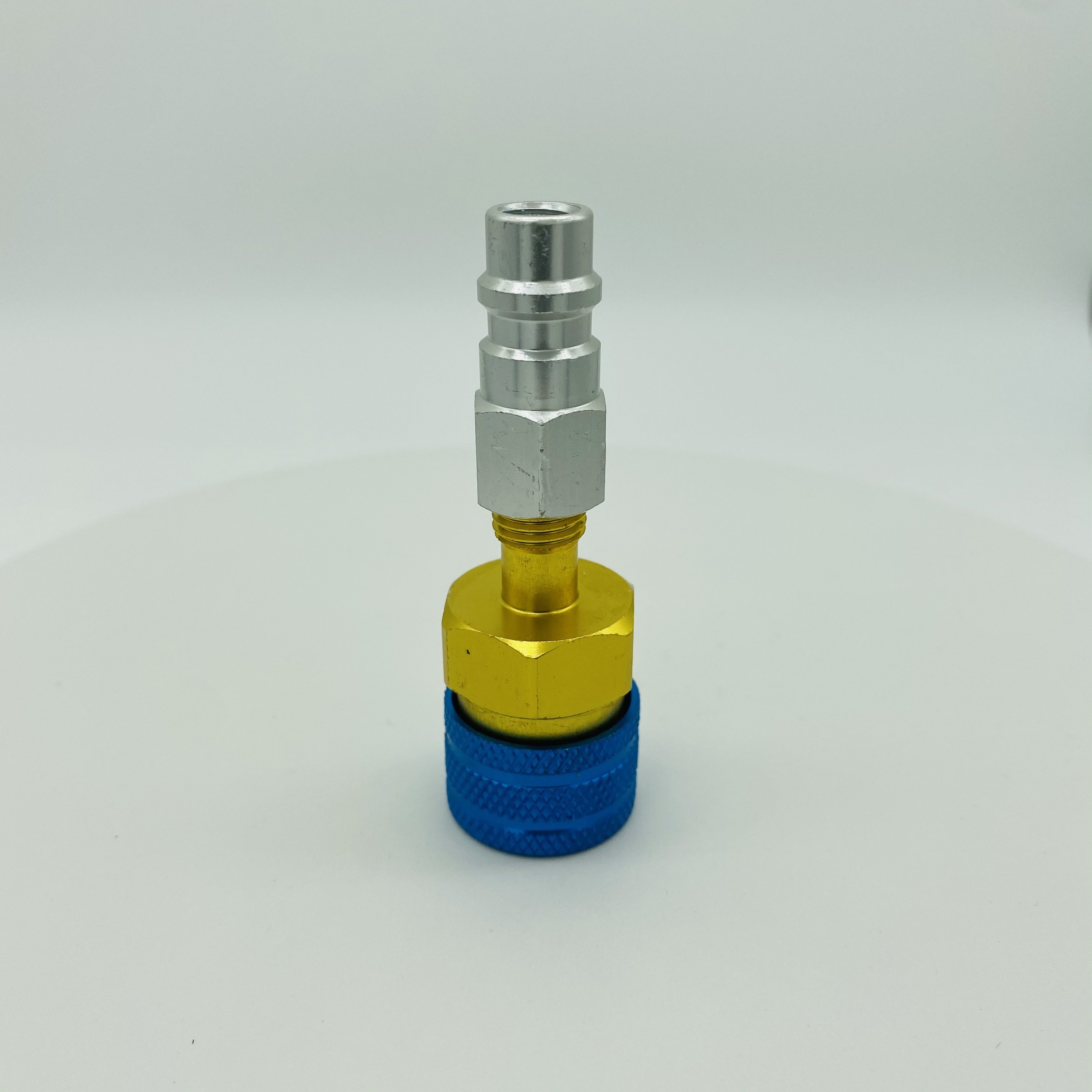 R1234yf Low Side Quick Coupler R1234yf to R134A AC Charging Hose Adapter Fitting Connector for Car Air Conditioner